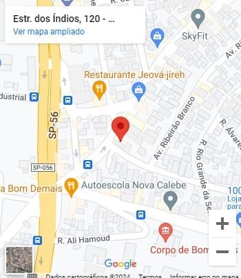 Localização da loja marcio auto peças