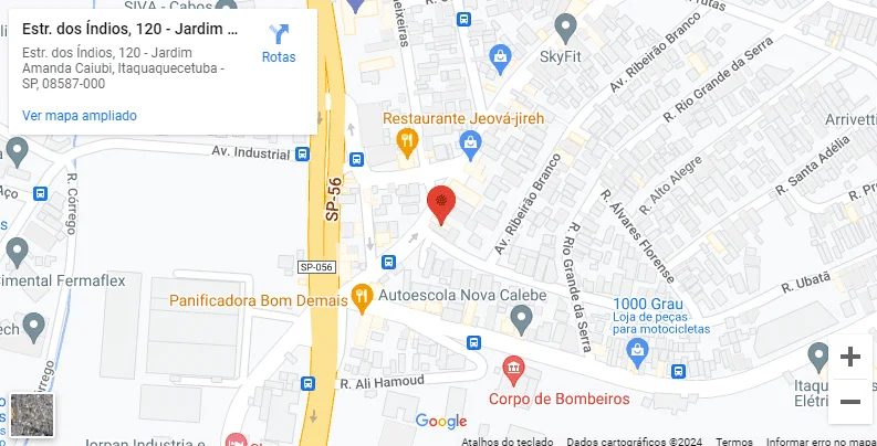 Localização da loja marcio auto peças